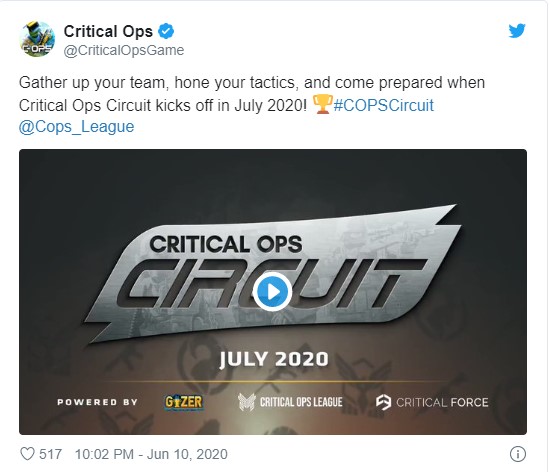 Critical Ops lần đầu tiên mở giải đấu eSports chuyên nghiệp
