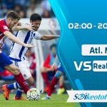 Soi kèo Atl. Madrid vs Real Sociedad lúc 2h ngày 20/7/2020